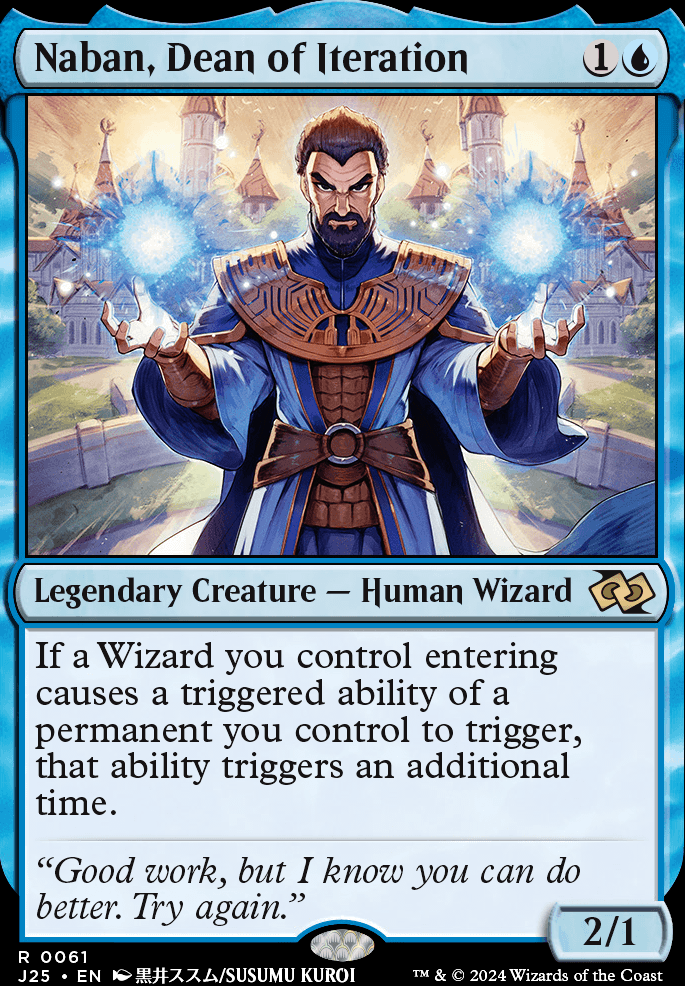 Featured card: Naban, Dean of Iteration