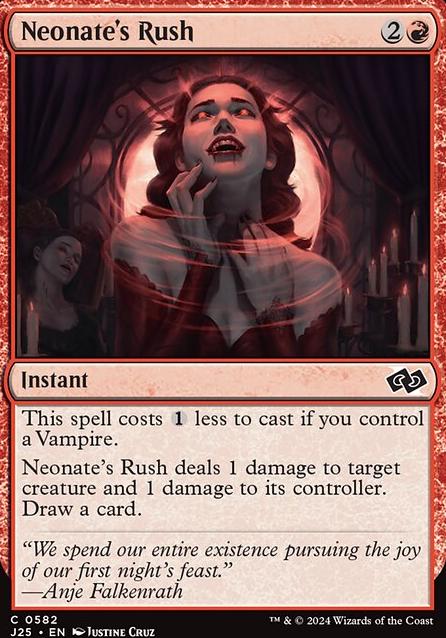 Featured card: Neonate's Rush