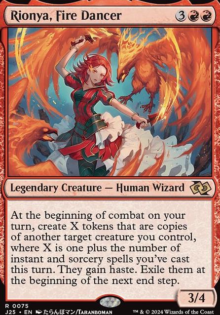 Commander: Rionya, Fire Dancer