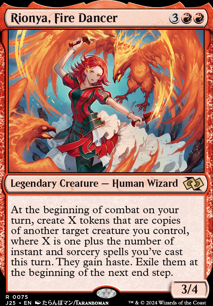 Featured card: Rionya, Fire Dancer