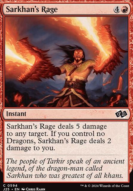 Featured card: Sarkhan's Rage