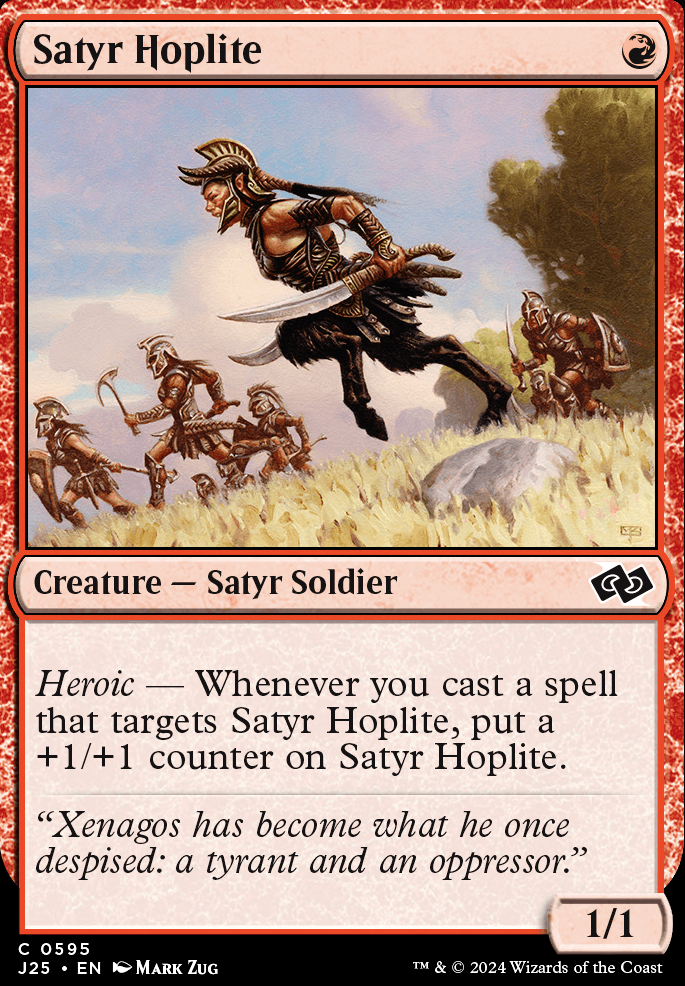 Featured card: Satyr Hoplite