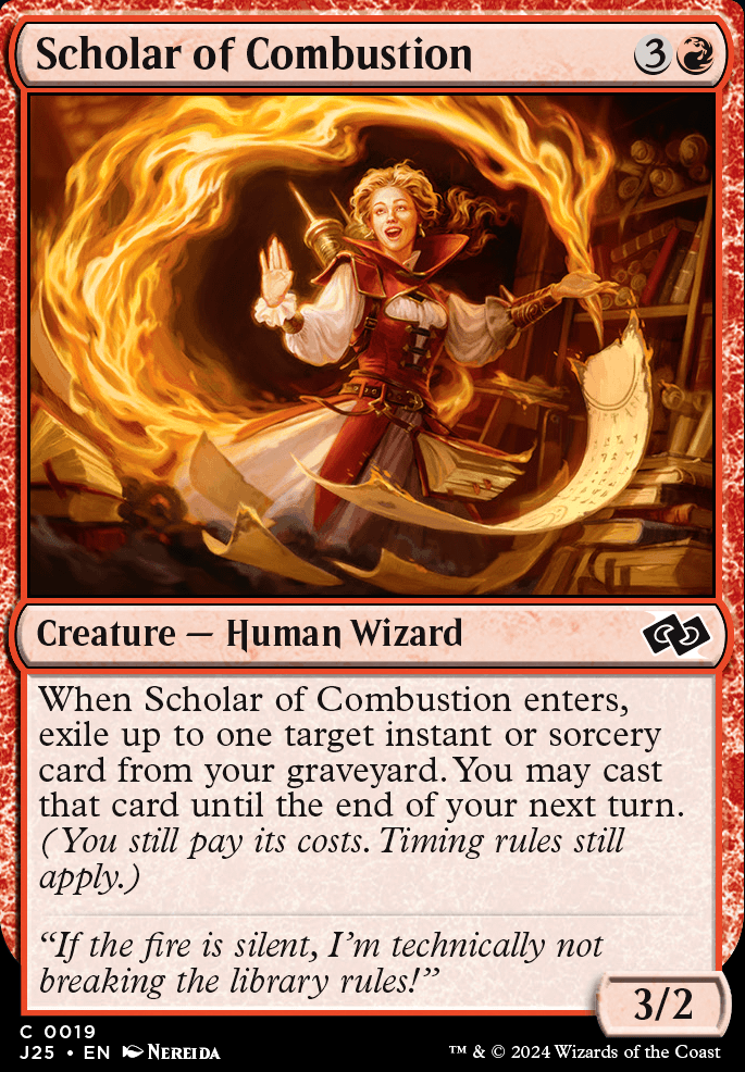 Scholar of Combustion