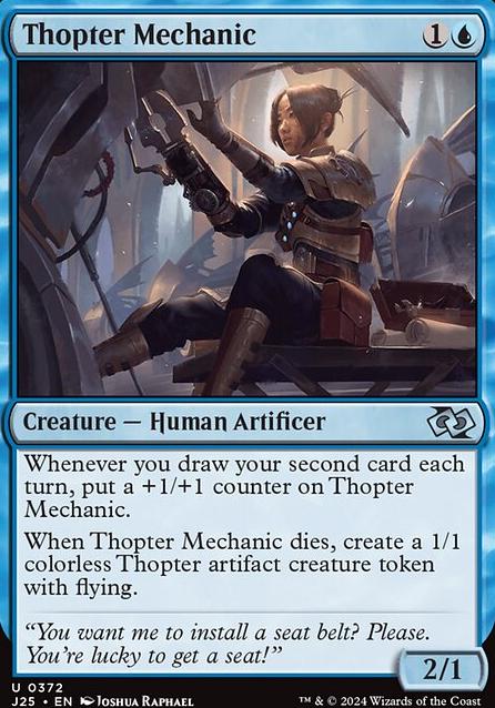 Thopter Mechanic feature for Mono Blue Artisocrats