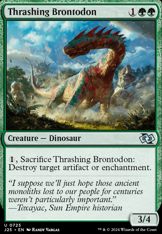 Thrashing Brontodon