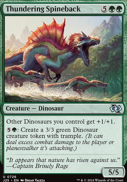 Featured card: Thundering Spineback