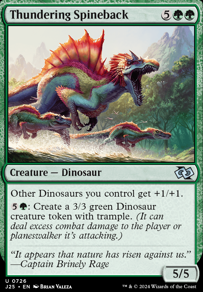 Featured card: Thundering Spineback