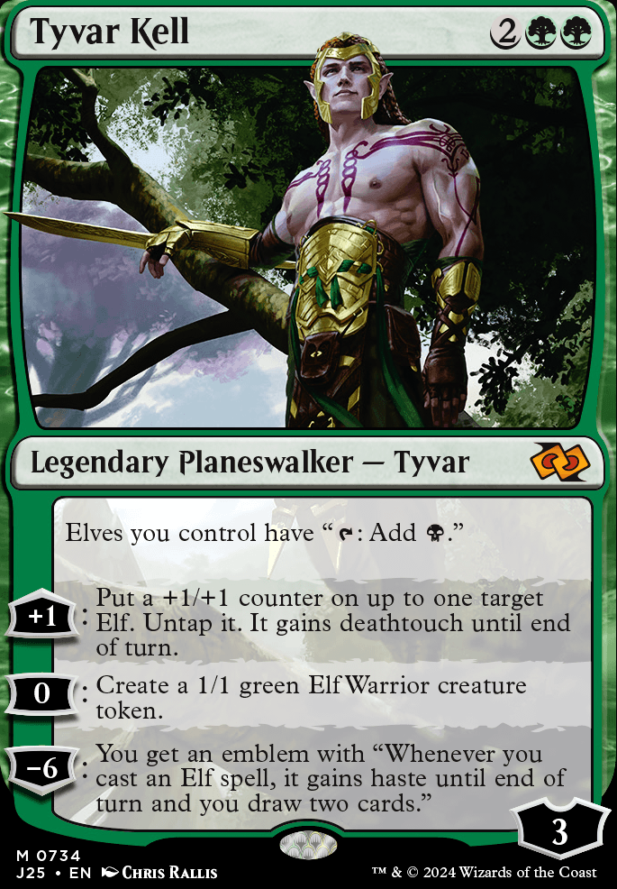 Tyvar Kell feature for Ultimate Tyvar Theme Deck