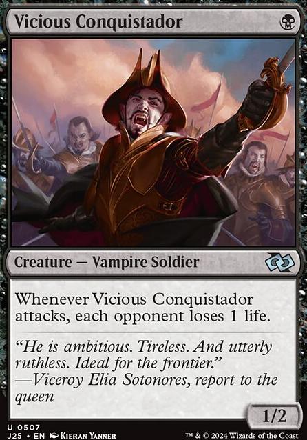 Vicious Conquistador feature for Life Drain Aggro