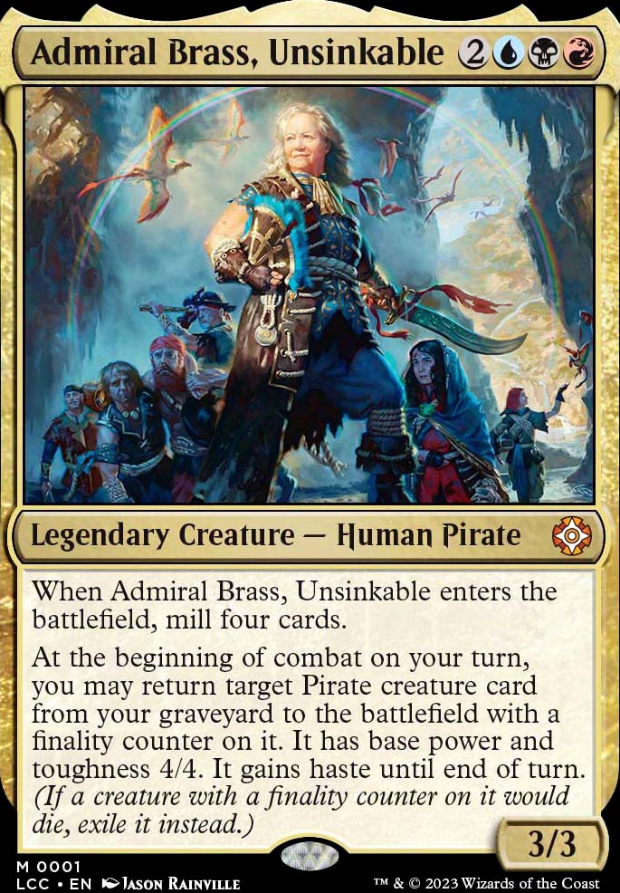 Featured card: Admiral Brass, Unsinkable