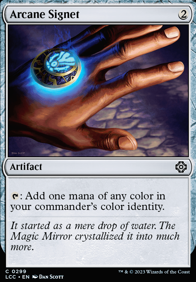 Arcane Signet feature for Counters+Creatures=Big Damage