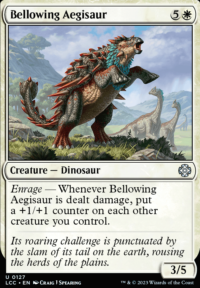 Bellowing Aegisaur feature for Enraged Naya  --double infinite