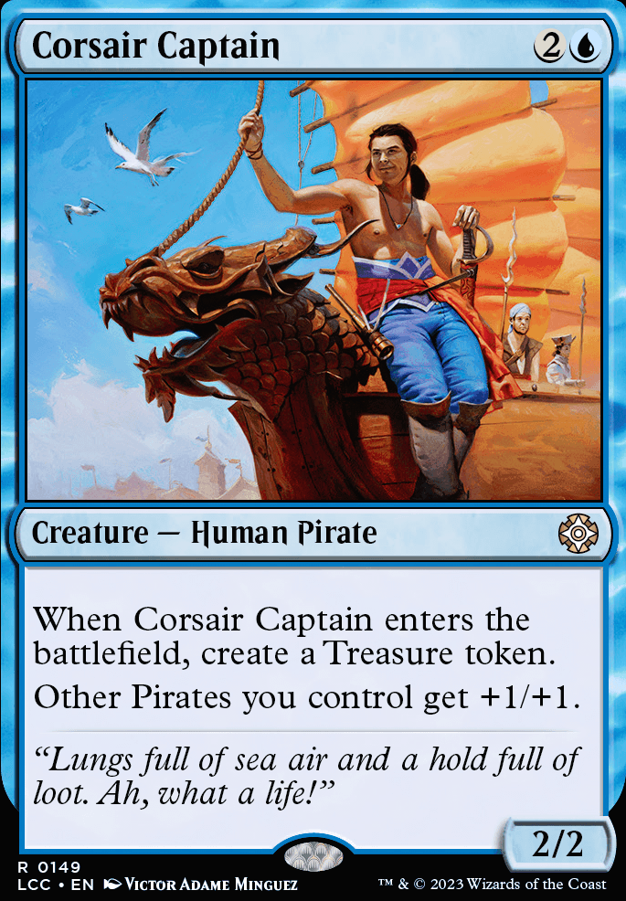 Corsair Captain feature for Admiral Beckett Brass EDH