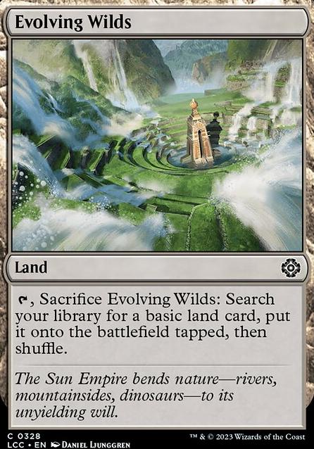 Evolving Wilds feature for Kenrith Oathbreaker