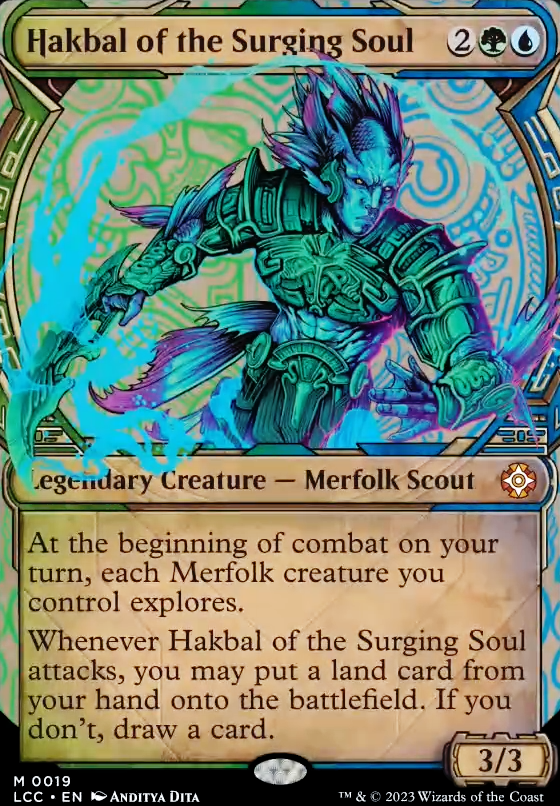 Hakbal of the Surging Soul feature for Sunken City of Counters