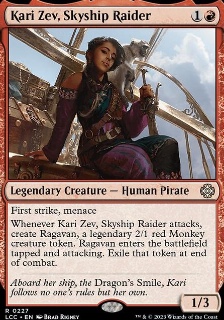 Kari Zev, Skyship Raider feature for Mono red aggro