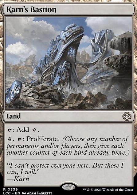 Karn's Bastion feature for The Phyrexian Invasions