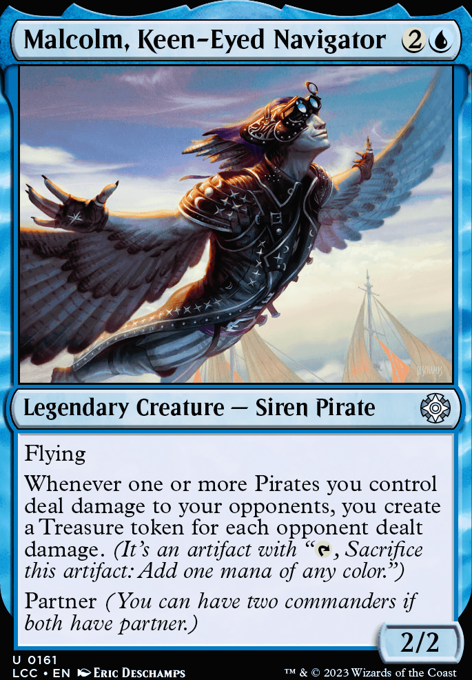 Malcolm, Keen-Eyed Navigator feature for Jank Pirates = Storm