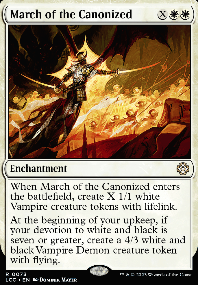 Featured card: March of the Canonized