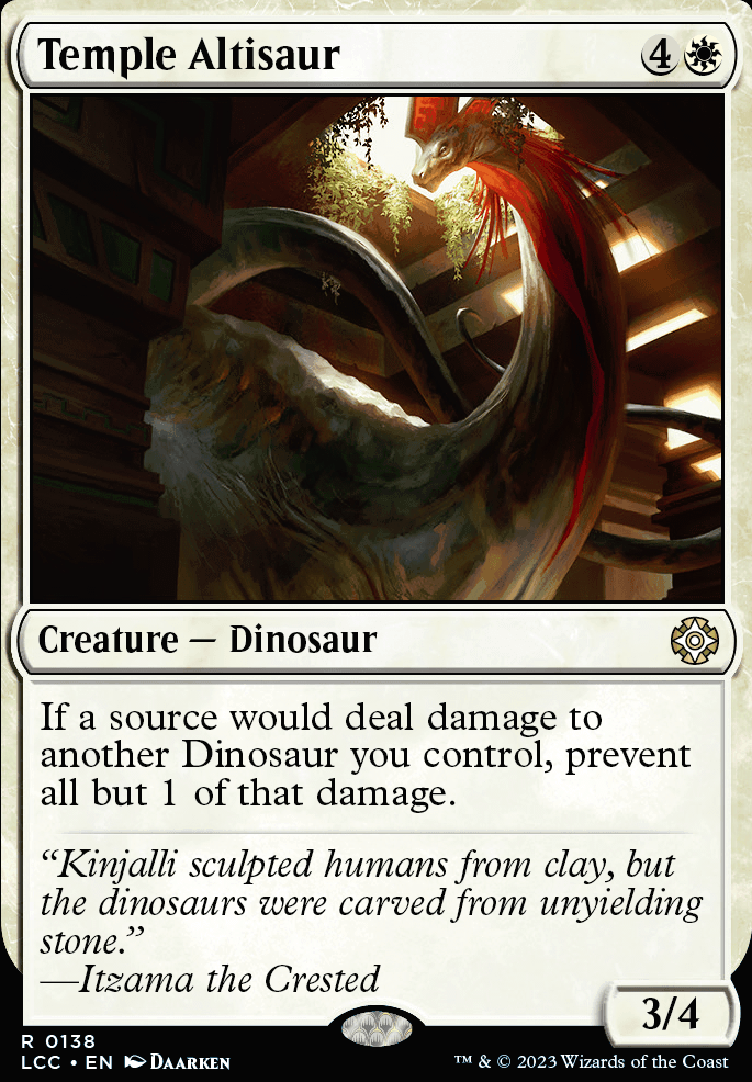 Temple Altisaur feature for DINO DNA