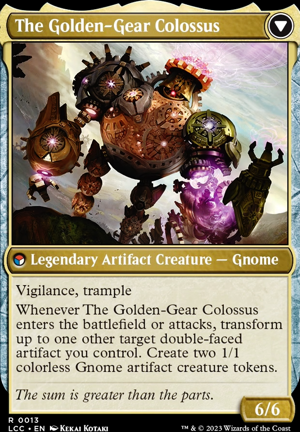 Featured card: The Golden-Gear Colossus