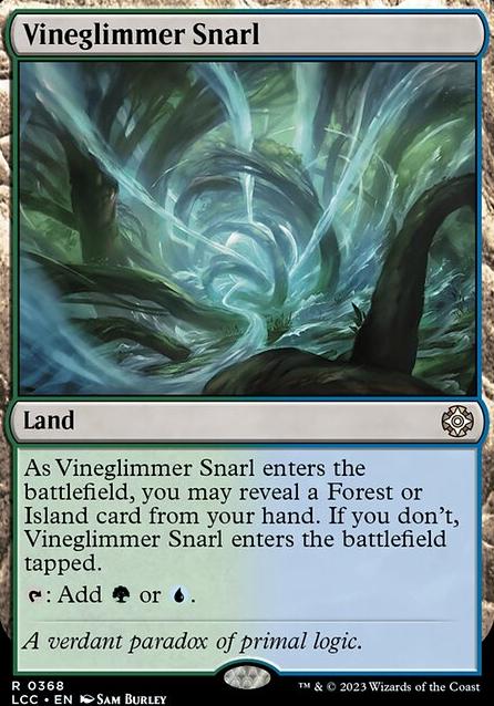 Vineglimmer Snarl feature for Infect combo