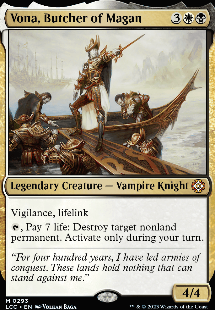 Featured card: Vona, Butcher of Magan