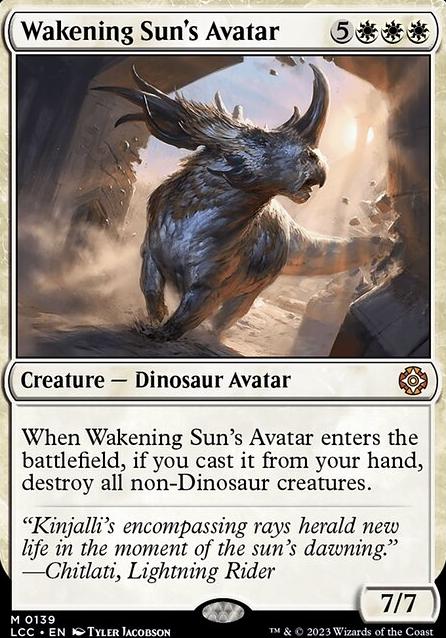 Wakening Sun's Avatar feature for Gishath's Stampede