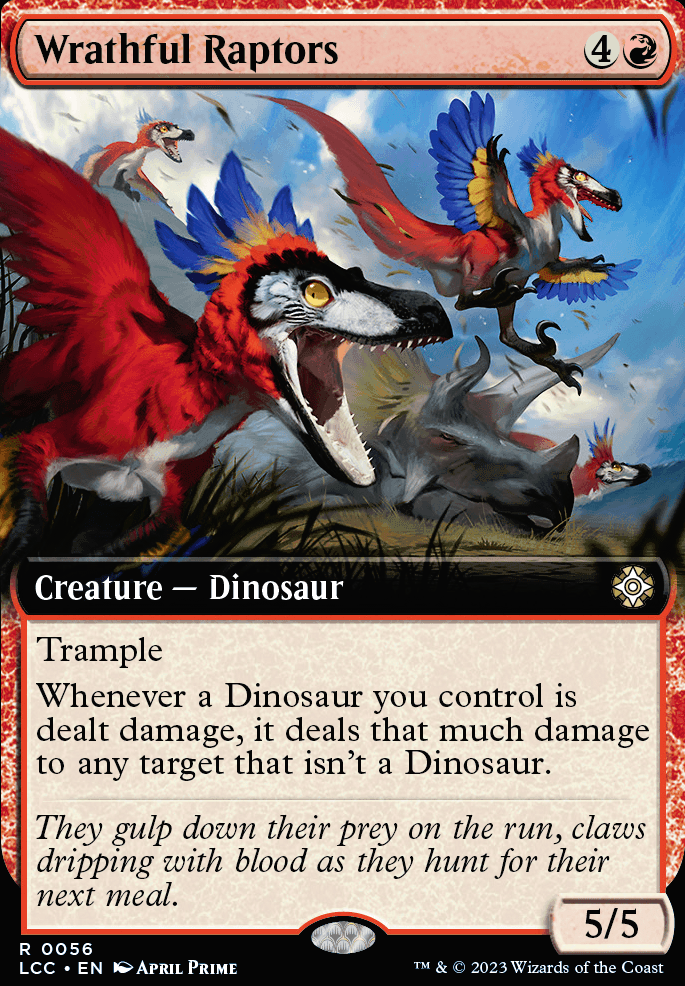 Featured card: Wrathful Raptors