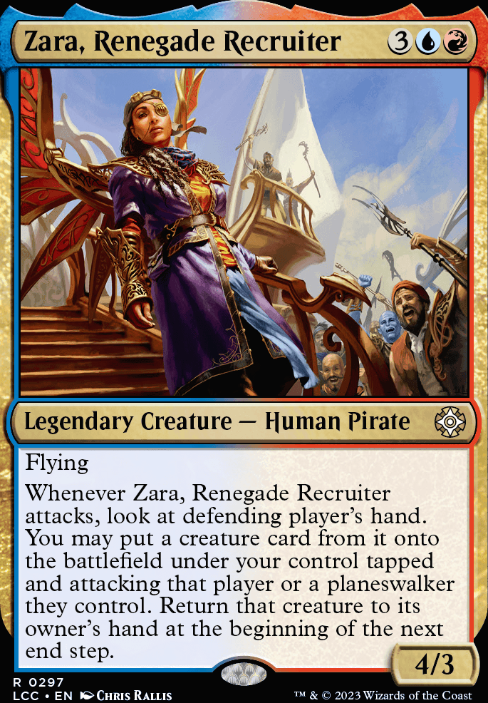 Zara, Renegade Recruiter feature for Our Deck Means Theft