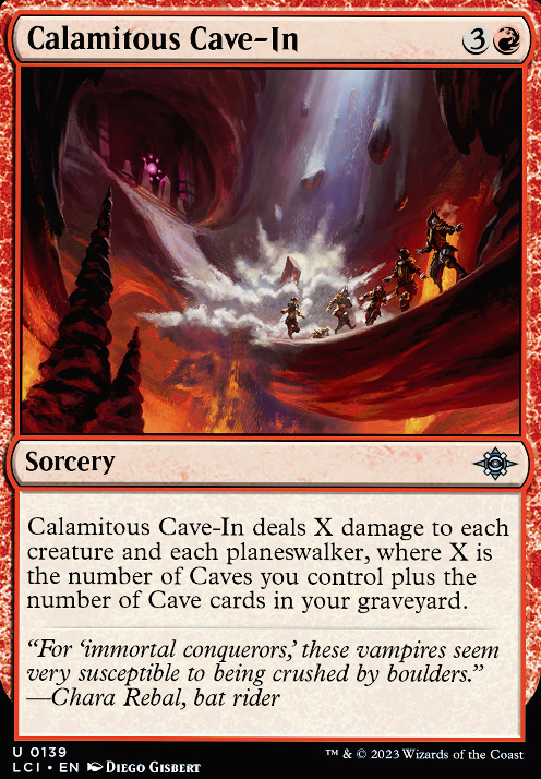 Featured card: Calamitous Cave-In