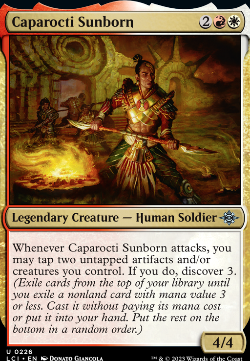 Commander: Caparocti Sunborn