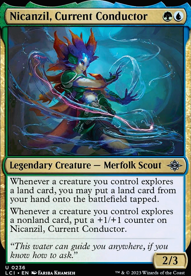 Nicanzil, Current Conductor feature for Merfolks Exploring Ixalan