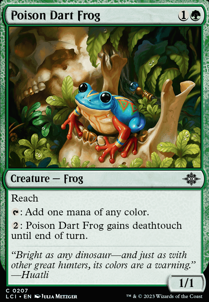 Featured card: Poison Dart Frog