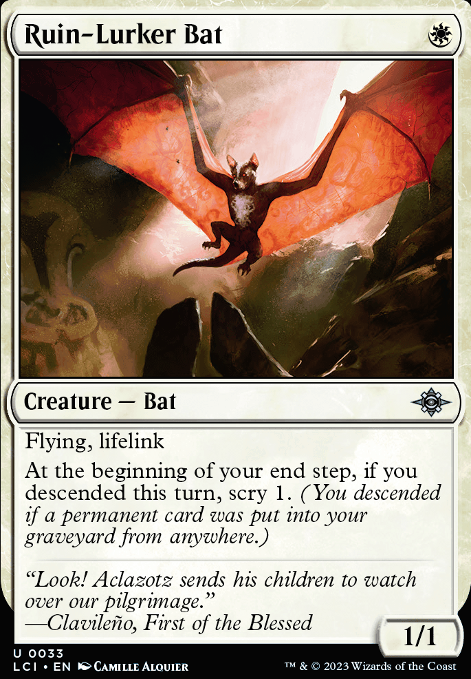 Featured card: Ruin-Lurker Bat