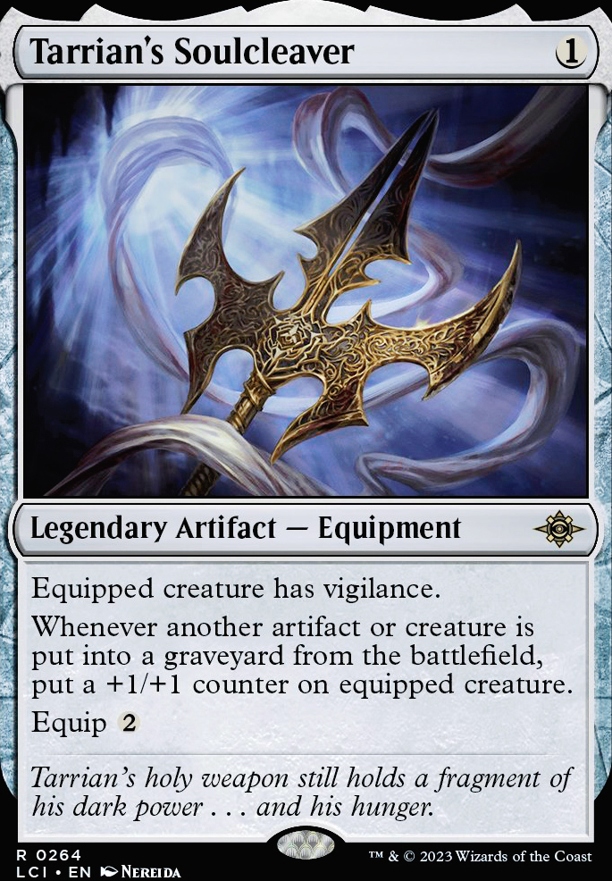 Tarrian's Soulcleaver feature for Roggy Equipment Aggro