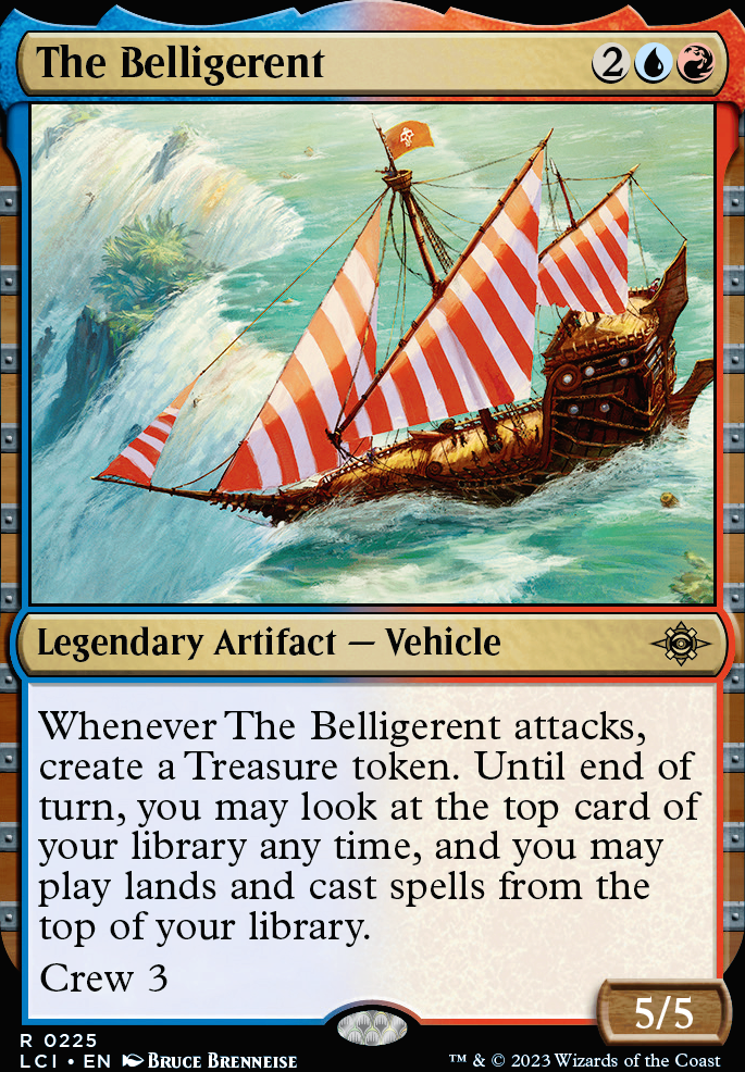 The Belligerent feature for Boats and Pirates EDH except not good