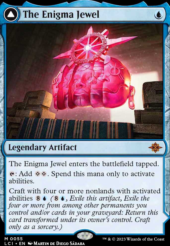 The Enigma Jewel feature for Mono Blue Jewel