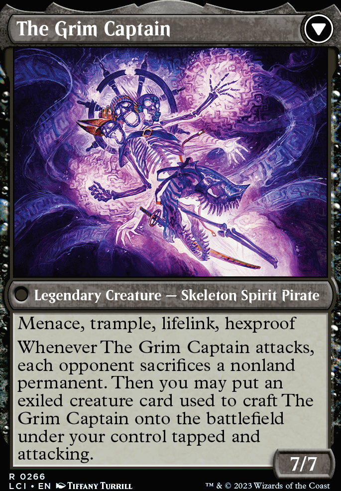 The Grim Captain feature for Captain Grimace