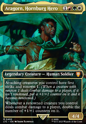 Featured card: Aragorn, Hornburg Hero