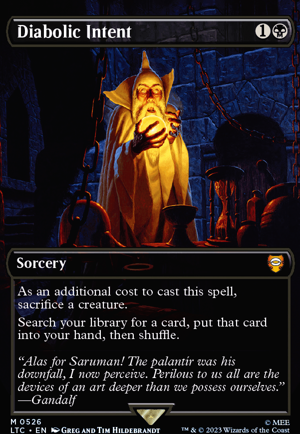 Featured card: Diabolic Intent