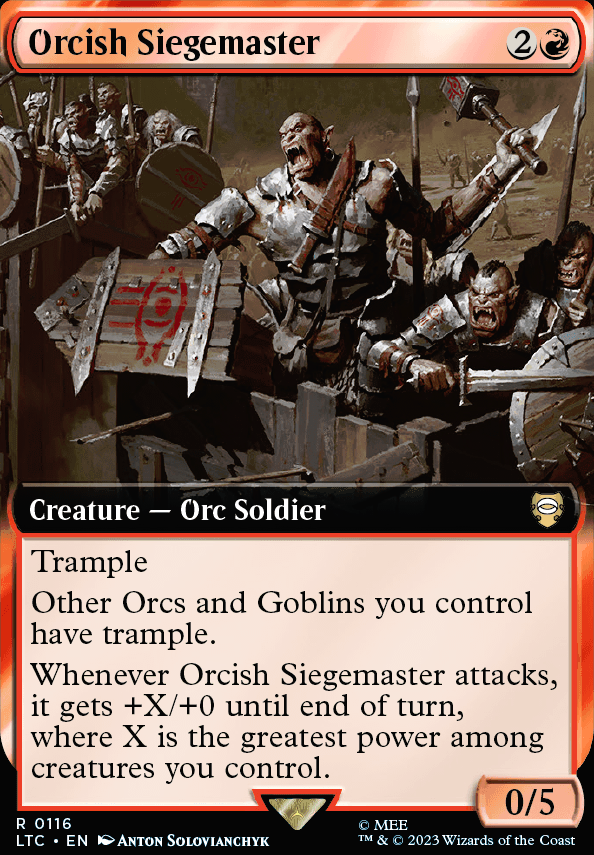 Orks Commander Deck (Commander / EDH MTG Deck)