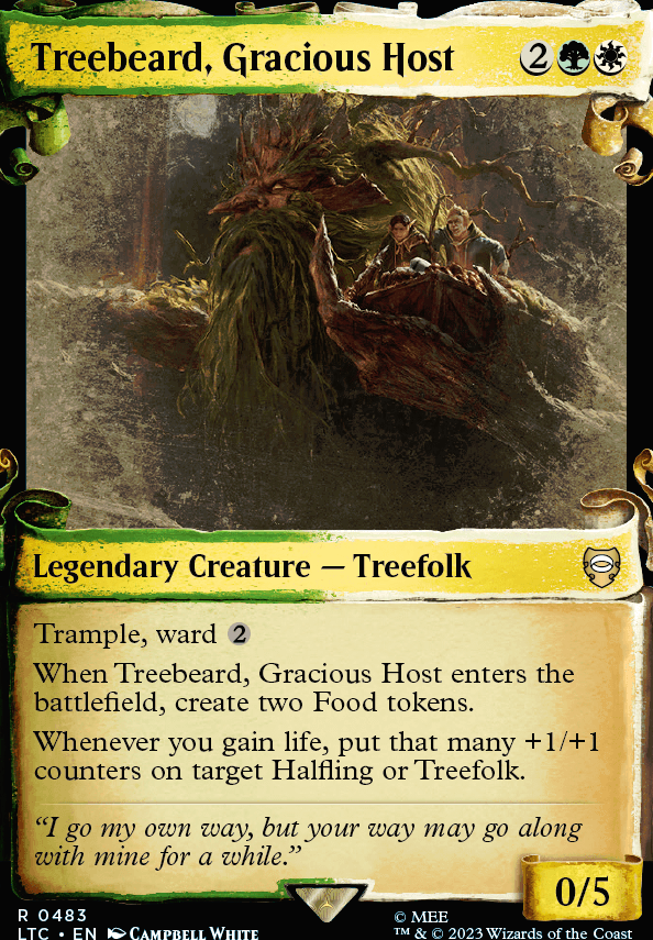 Treebeard, Gracious Host feature for Dirty Hobbitsez & U'r Stinkin Trees