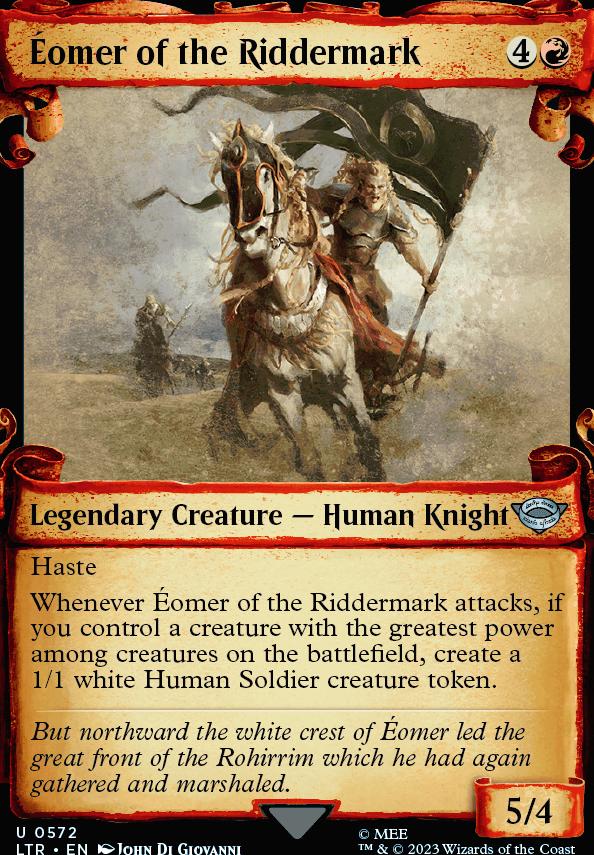 Featured card: Eomer of the Riddermark