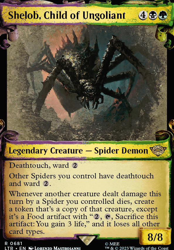 Shelob, Child of Ungoliant feature for spiders