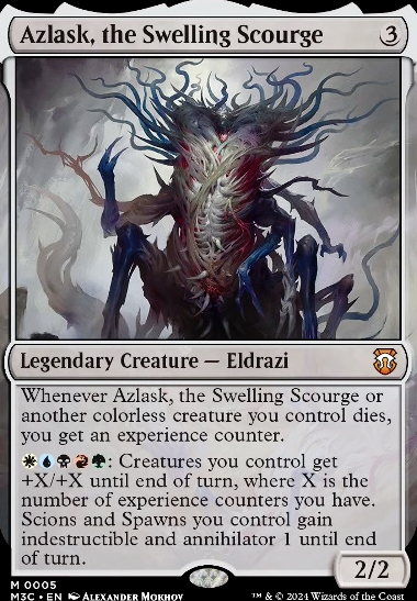 Azlask, the Swelling Scourge feature for Eldrazi Rainbow