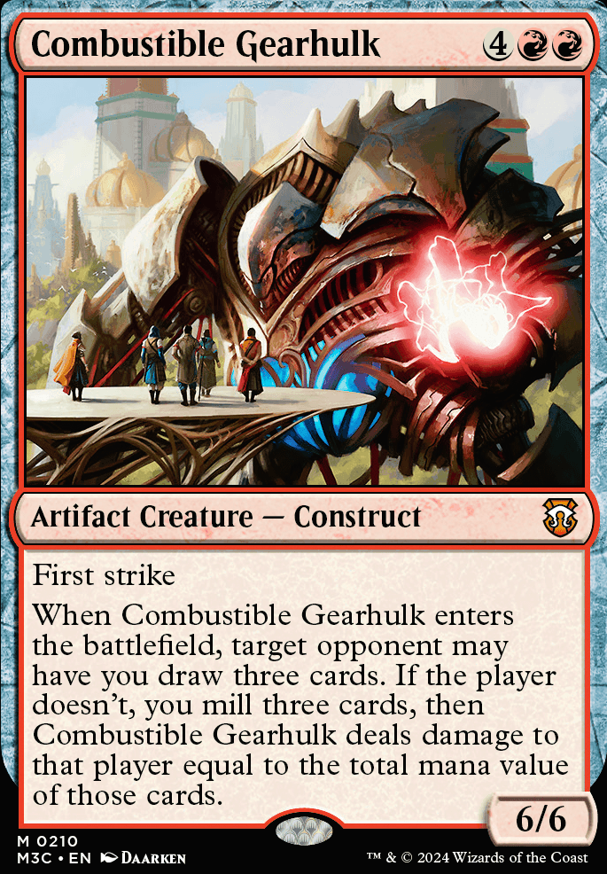 Featured card: Combustible Gearhulk