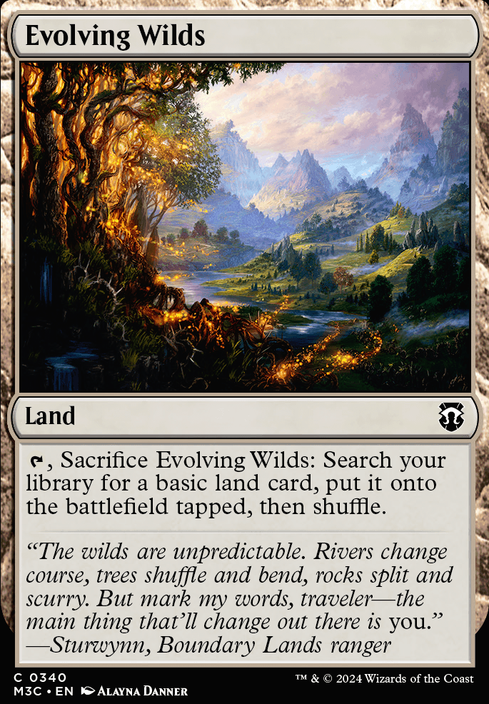Evolving Wilds feature for (PRIMER) Kings of Boros, a Tolkien story