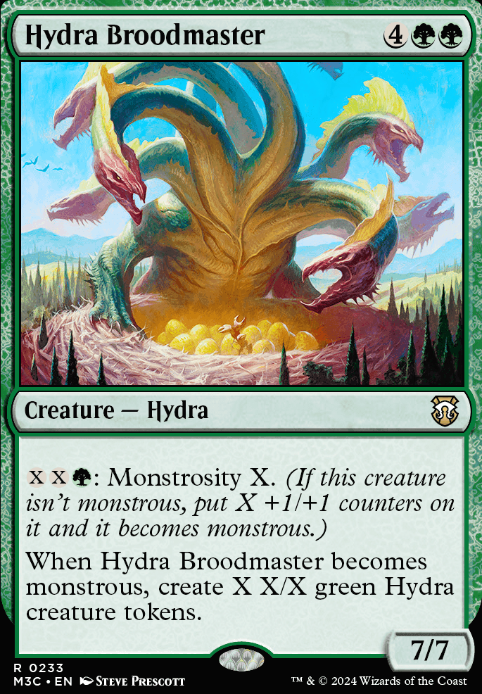 Hydra Broodmaster feature for Elf Ball/Mana Acceleration