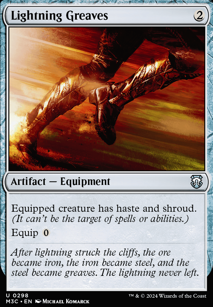 Lightning Greaves feature for Magda, Brazen Outlaw